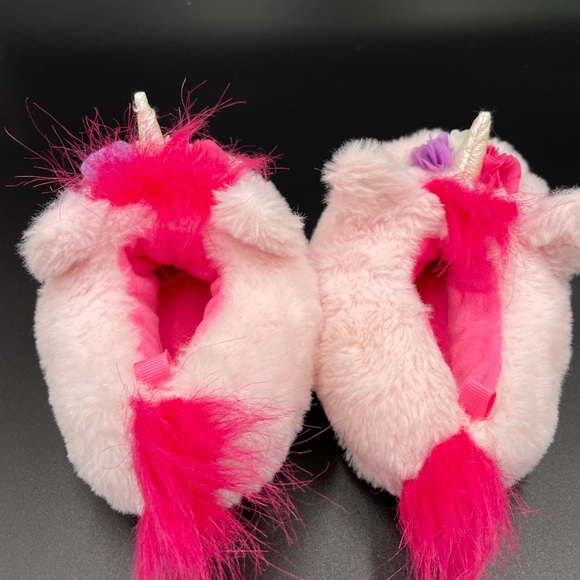 Wonder nation 7-8 girls unicorn slippers - Picture 5 of 6